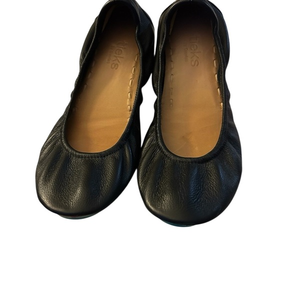 Tieks Shoes - Tieks Matte Women’s Size 7 Black Ballet Flats – Full-Grain Italian Leather NWT